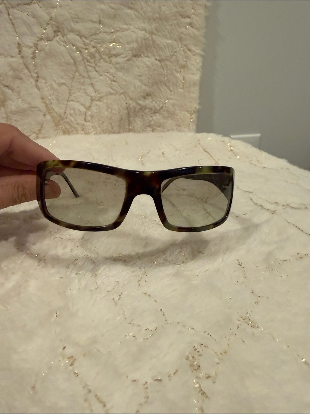 Vintage Y2K Emporio Armani 688-S Rectangular Sunglasses Made in Italy
